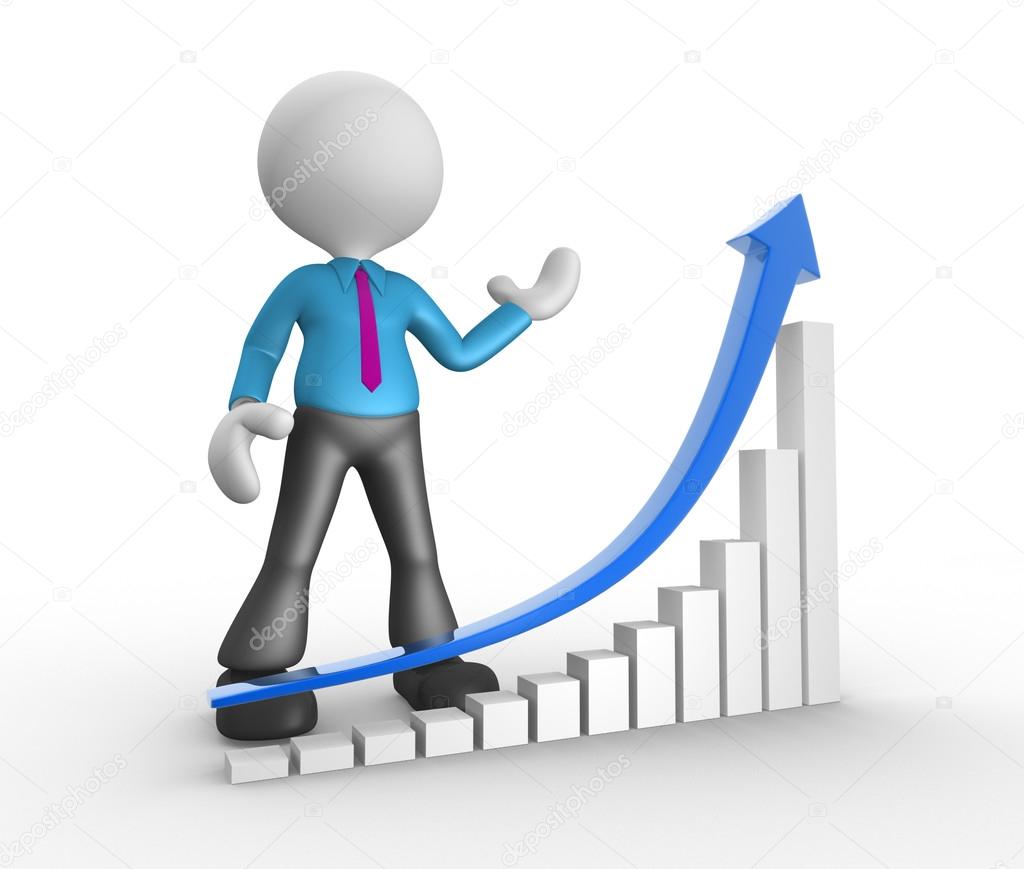 Depositphotos 62058527 Stock Photo Person With Financial Graph