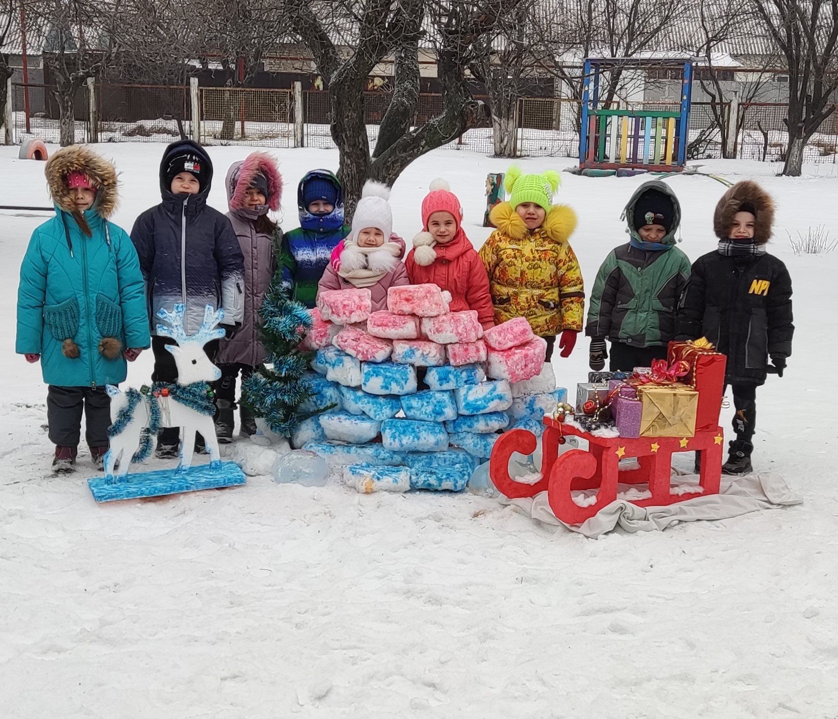 день снега в детском саду